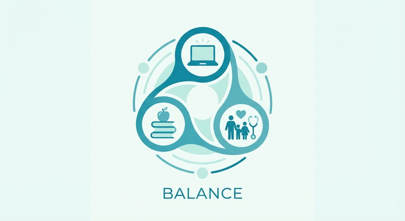 Balancing work, education, and personal life